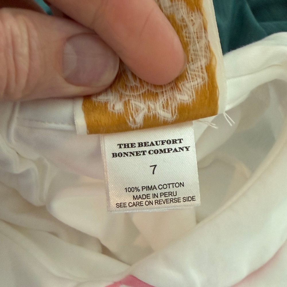 NWOT The Beaufort Bonnet Company Maude’s Peter Pan Collar Shirt - Picture 4 of 7
